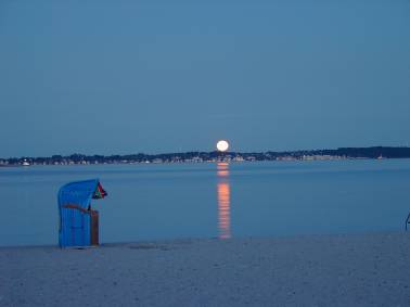 Mondschein über der Förde